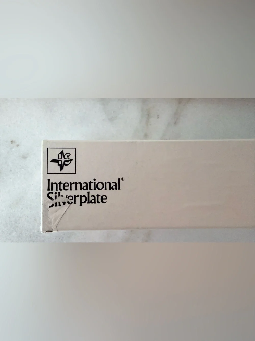 International silverplate vintage candle